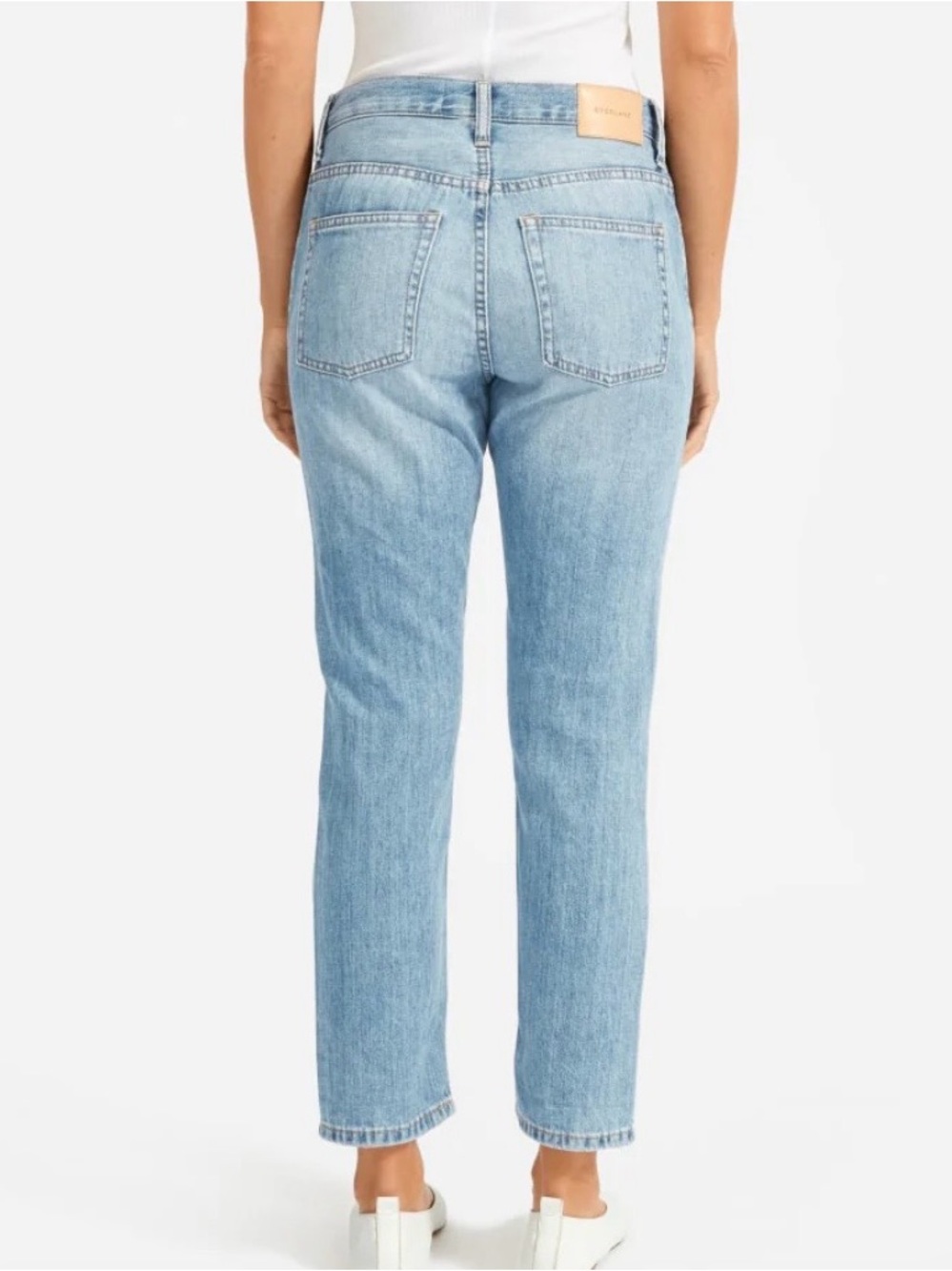Everlane The Super-Soft Relaxed Jean Size 31 Organic Cotton Straight Leg Ankle - Picture 2 of 14